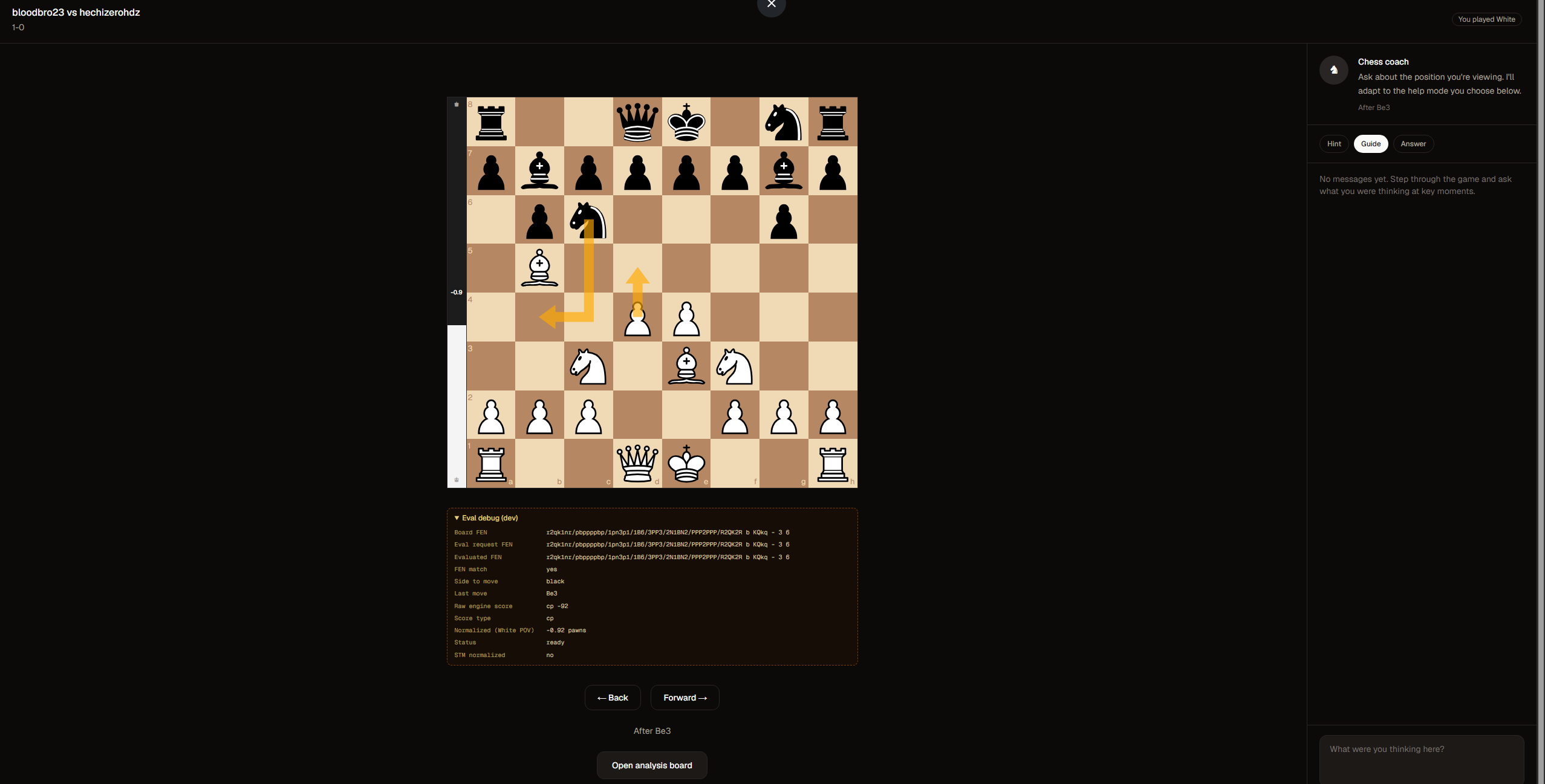 Chess Tutor